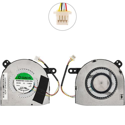 Вентилятор (кулер) для ноутбука Dell Latitude 5290, 4-pin, P/N 07487H Original