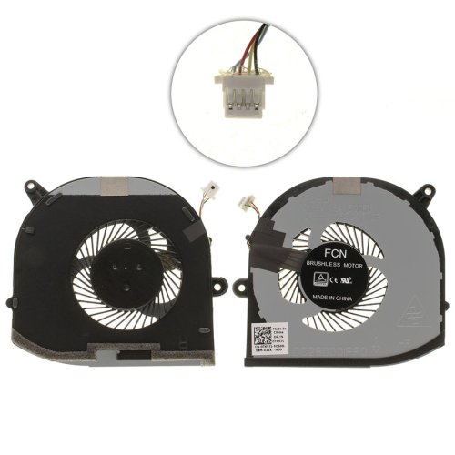 Вентилятор CPU+GPU для Dell XPS 15 9570 (08YY9/TK9J1) кулер Original
