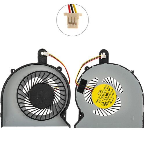 Вентилятор для ноутбука Dell Inspiron 5566/3458/3459, кабель 45 мм Original