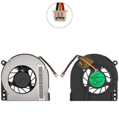 Уцінка: кулер ADDA AB0605HX-EB3 5V 0.32A 3pin для Toshiba Satellite A80/A85, Tecra A3, S2