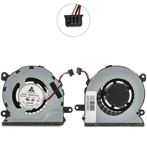 Вентилятор (кулер) для Samsung Chromebook XE550CC BA31-00126A/00126B KSB06105HA-K102 Original