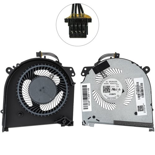 Вентилятори CPU+GPU для HP Omen 15-DH/15T-DH, L64445-001 (кулер) Original