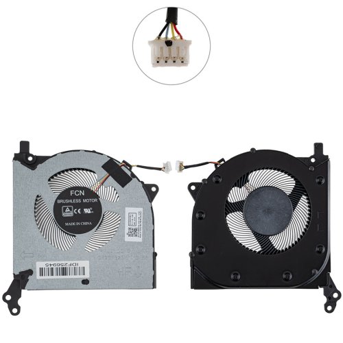 Вентилятори (2 шт) для Lenovo Legion 5 15ARH05/15IMH05H, 5V (лів+прав) Кулер Original