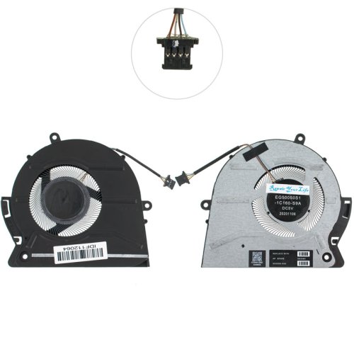 Вентилятор (кулер) CPU для ноутбука HP Envy 17-ch, сумісн. 17-ch0000/17-ch1000 Original
Сумісні моделі: HP Envy 17-ch0000, HP Envy 17-ch1000.