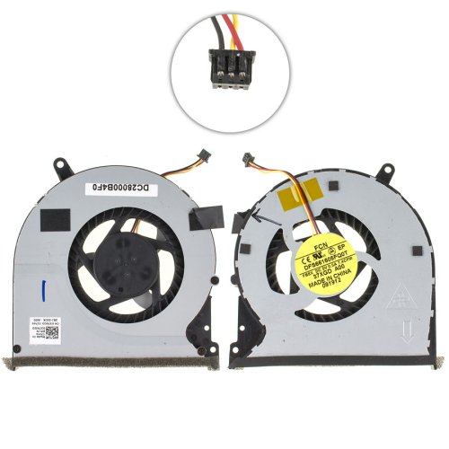 Уцінка: вентилятор (кулер) для ноутбука Dell XPS 15 L521X, 037XGD (відламане вухо)