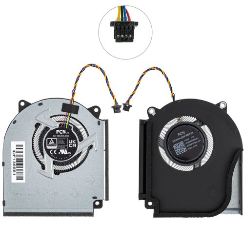 Вентилятор GPU для ASUS ROG Strix G16 G614JV, 12V, 13NR0D90P08011 Original