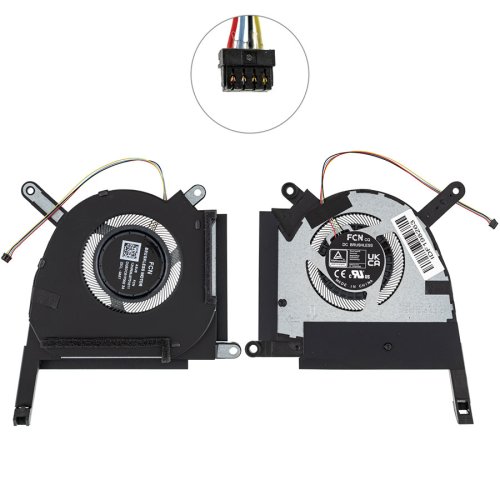 Вентилятор (GPU) для ASUS TUF Gaming A15 FA507NV, 12V, 13NR09J0T01011, кулер Original