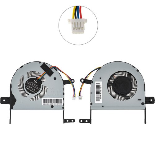 Кулер (вентилятор) для ASUS VivoBook X510UA/X510UN/X510UQ/X510UR/X510UF, 13NB0FM0P01011