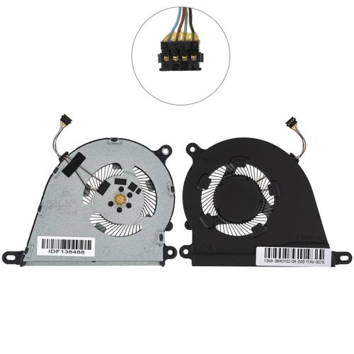 Кулер (вентилятор) для ноутбука HP 15S-FQ/15-DY/14-DQ, 4-pin, L68134-001