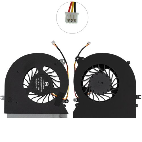 Кулер (вентилятор) MSI GT72/GT72S/GT72VR MS-1781/1782, DC12V 0.65A, 3pin AAVID PABD19735BM-N322