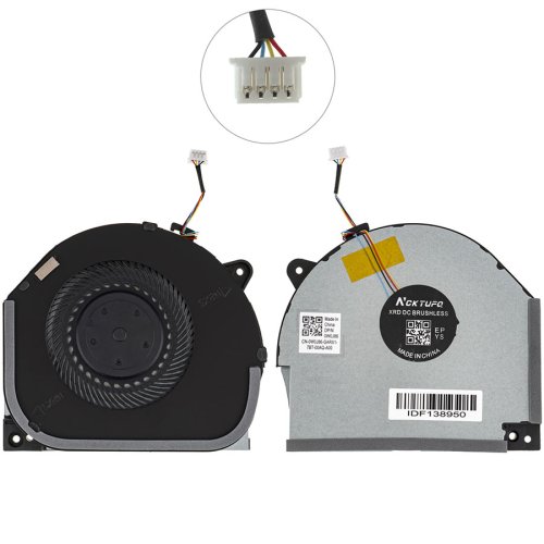 Кулер (CPU вентилятор) для Lenovo Legion Y530-15ICH, NS85C20/DC28000DKD1 (IdeaPad)