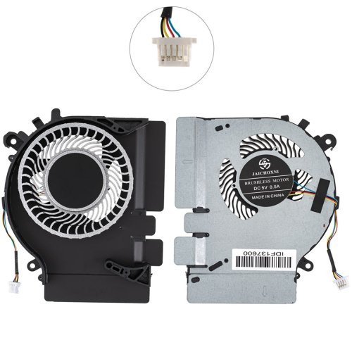 Вентилятори (2шт) для ноутбука Xiaomi Mi 15.6 GTX1050, 4pin, DC 5V (CPU+GPU) Кулер