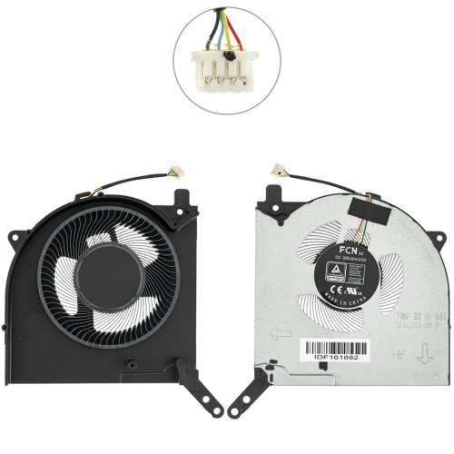 Вентилятор GPU 10V для Lenovo Legion 5 Pro 16ACH6H (кулер) Original