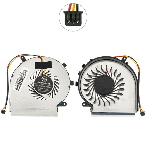 Кулер (вентилятор) для ноутбука MSI GL62/GL62M/GF62/GP62/GP62M, 3-pin