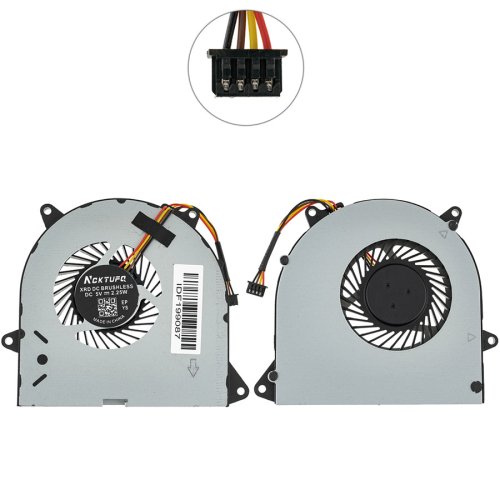 Кулер (вентилятор) 4pin DFS481305MC0T для Lenovo IdeaPad 100-15IBY (сумісн.: 100-15IBY)