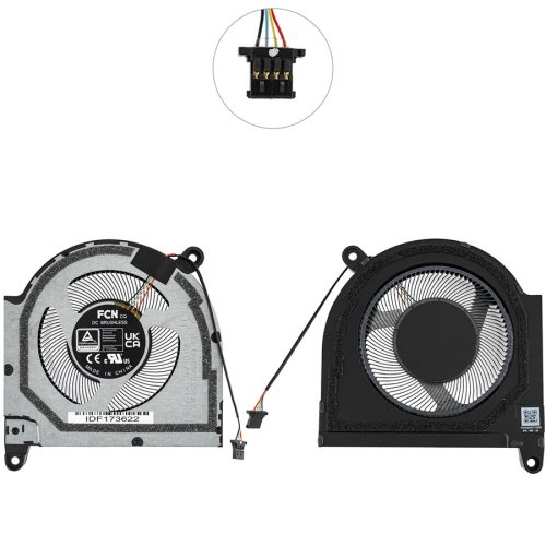 Оригінальний вентилятор для ноутбука ACER (SFX16-61G), CPU