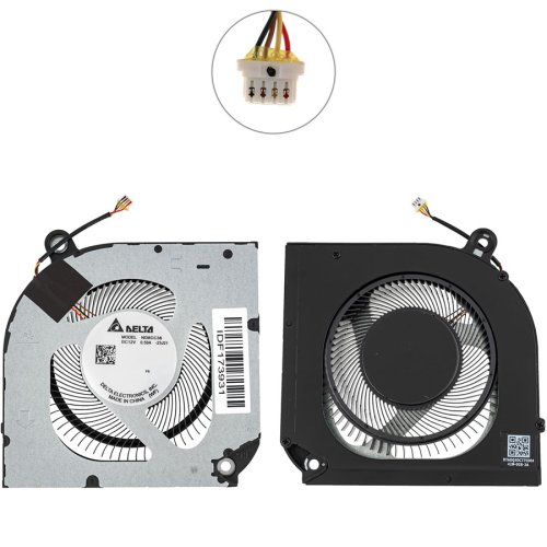 Вентилятори 2шт для ноутбука Acer AN16-73 12V (CPU+GPU) Original