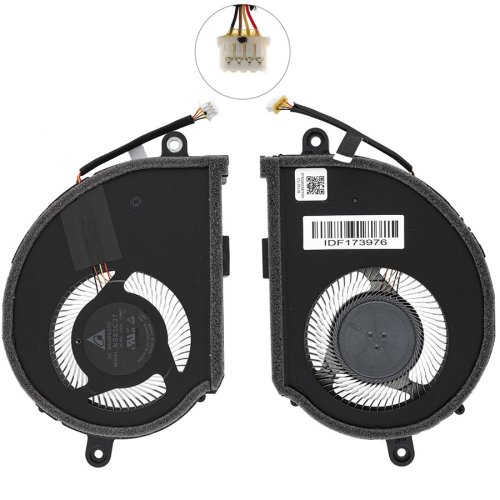 Оригінальний вентилятор для ноутбука ACER (CC715-72Р, CC715-91P), GPU (металеві лопаті)