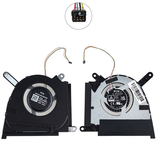 Вентилятор GPU для ноутбука Asus TUF Dash FX517ZM/FX517ZR, 12V, Original