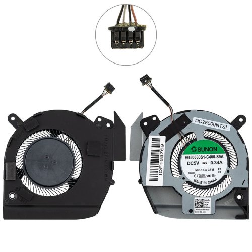 Вентилятор для ноутбука Dell Latitude 5401 (сумісний: Latitude 5401) Original