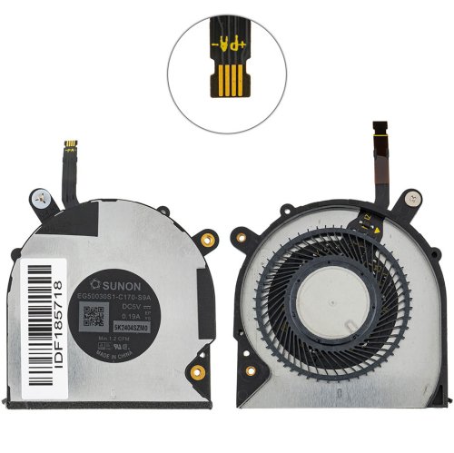 Вентилятор ноутбука Dell XPS 13 7390 для CPU+GPU Original