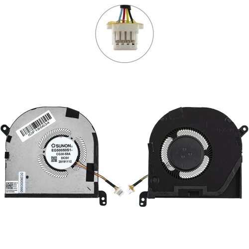 Вентилятор CPU для Dell XPS 15 9500/9510, Precision 5550/5560 Original