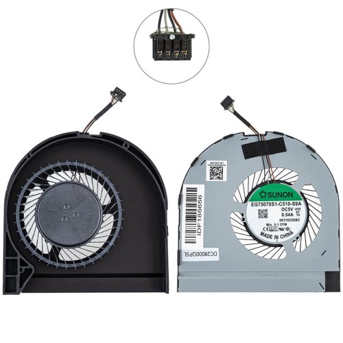 Вентилятор CPU для ноутбука Dell Precision 7550 (сумісн. 7550) Original