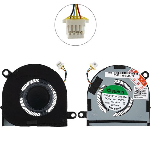 Вентилятор CPU для ноутбука Dell Latitude 7400, 9410 (кулер) Original