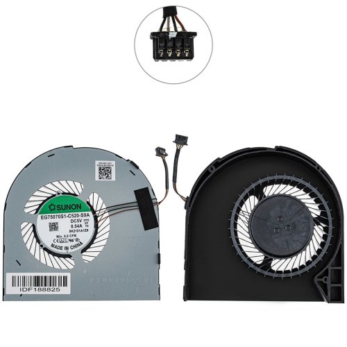 Вентилятор GPU для ноутбука Dell Precision 7550 (сумісн.: 7550) Original