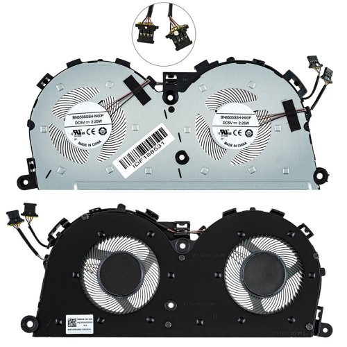 Подвійний CPU вентилятор для ноутбука Lenovo IdeaPad S540-15IML / S540-15IWL Original