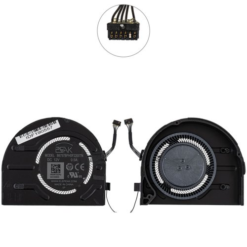 Вентилятор для ноутбука Lenovo ThinkPad P1 Gen 5 (CPU), 12V Original