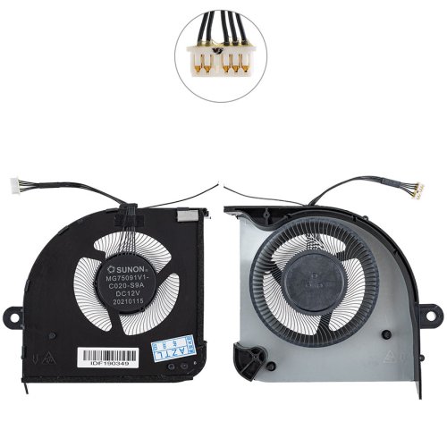 Вентилятор GPU 12V для ноутбука Lenovo ThinkPad P17 Gen 2 Original