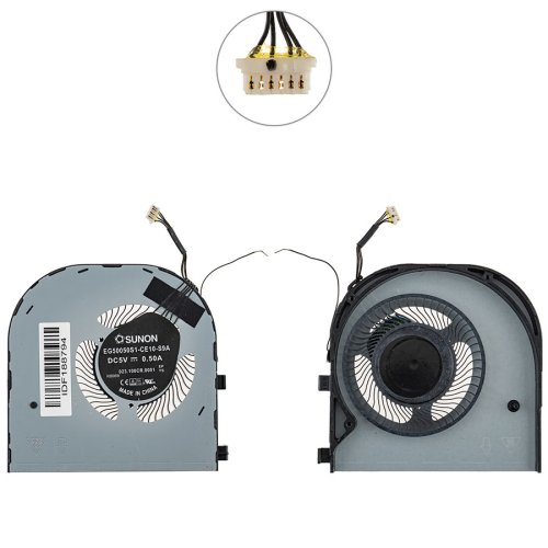 Вентилятор CPU для Lenovo ThinkPad P1 Gen2, X1 Extreme Gen2 Original