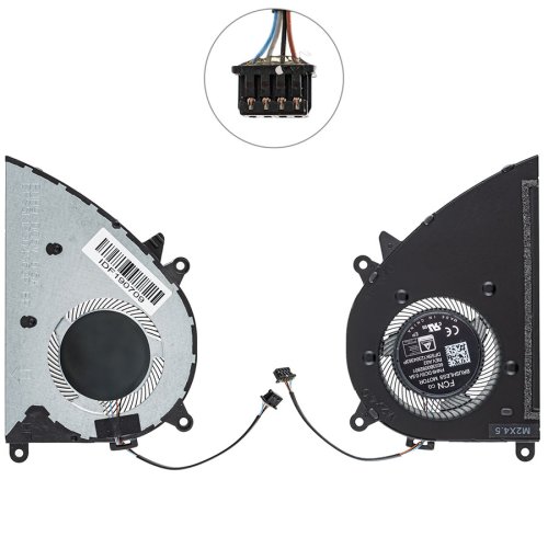 Вентилятор CPU для ноутбука HP 17-CN / 17-CP, кулер системи охолодження, Original