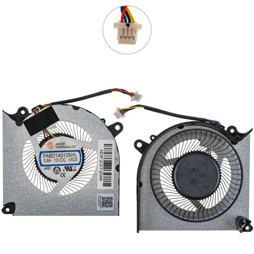 Вентилятор GPU 12V для ноутбука MSI GE78HX (серія GE78) Original
