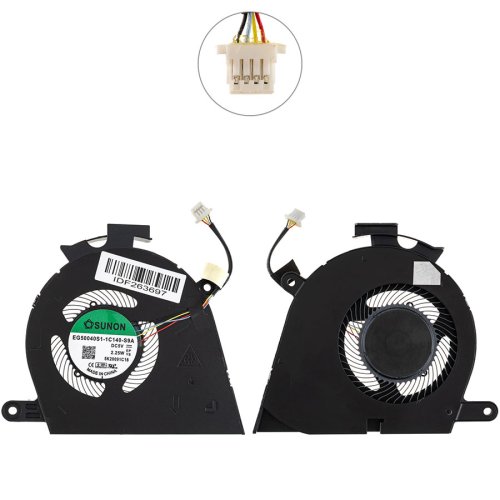 Вентилятор GPU для ноутбука Dell Latitude 9510 (сумісний: Latitude 9510) Original