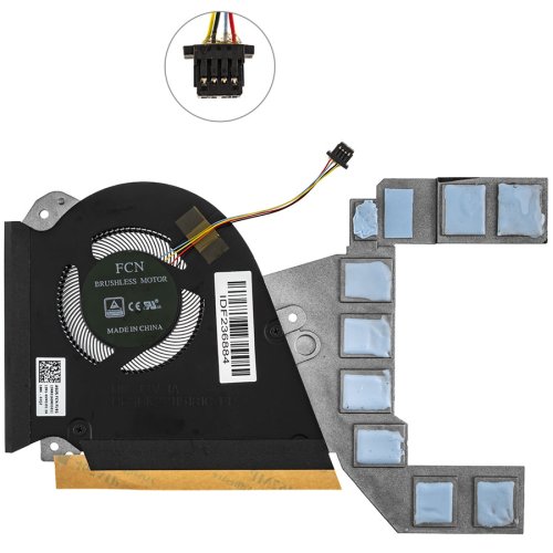 Вентилятор GPU 12V (кулер+радіатор) для ноутбука Asus GX531GS, GX531 — Original