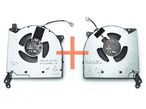 Пара кулерів CPU+GPU 5V DFS5M325063B1C для Lenovo Legion Y550-15/Rescuer Y7000/R7000/R7000P 2020-2021