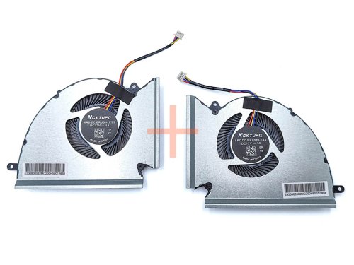 Кулер (вентилятор) CPU+GPU PABD1A010SH DC12V для MSI GP76 Leopard / GE76 Raider, пара