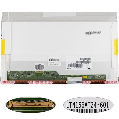 Матриця 15.6" LTN156AT24 1366×768 40pin LED глянцева, роз’єм зліва знизу (renew)