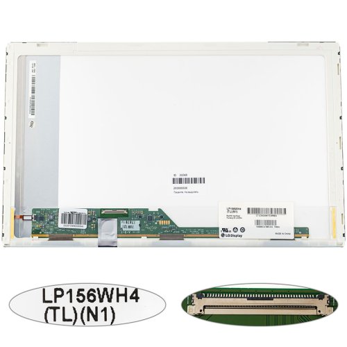 Матриця LP156WH4-TLN1 15.6" 1366x768 40pin LED глянцева, конектор зліва внизу (renew)