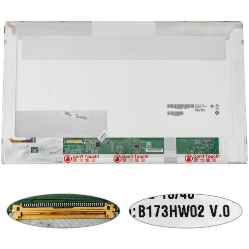 Матриця 17.3" B173HW02 V.0 FHD 1920×1080, 40pin LED, матова, роз’єм зліва знизу (renew)