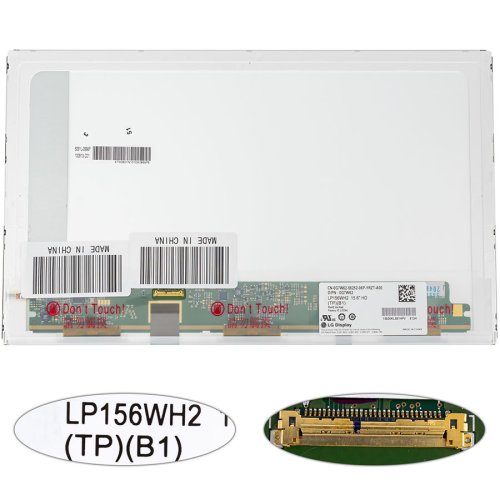 Матриця 15.6" LP156WH2-TPB1 1366×768 eDP 30pin LED матова, роз'єм зліва: Dell E5510/E6510/M4500