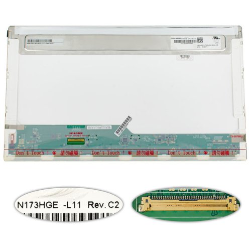Матриця 17.3" N173HGE-L11 FHD 1920×1080, 40pin, LED, матова, роз’єм зліва знизу (renew)