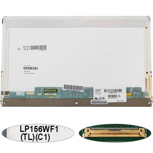 Матриця 15.6" LP156WF1-TLC1 FHD 1920×1080, 40pin, LED, матова, роз'єм зліва знизу (renew)