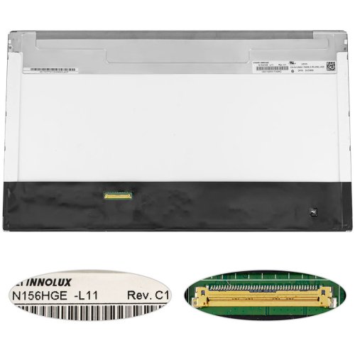 Матриця 15.6" N156HGE-L11 FHD 1920×1080, 40pin LED, матова, роз’єм зліва знизу