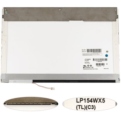 Матриця 15.4" LP154WX5-TLC3 1280×800 30pin 1CCFL глянцева, роз’єм справа зверху для ноутбука