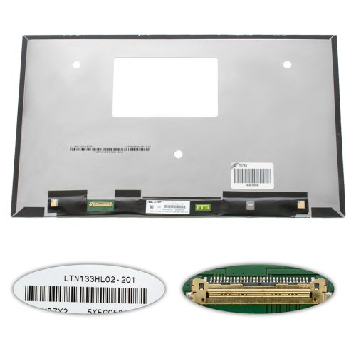 Матриця 13.3" LTN133HL02 FHD 1920×1080 eDP 30pin LED Slim матова, роз’єм зліва знизу