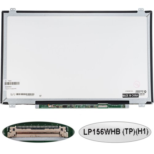 Матриця LP156WHB-TPH1 15.6" 1366×768 eDP 30pin LED Slim матова, розʼєм справа знизу (renew)