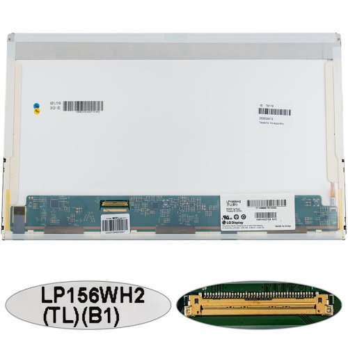 Екран 15.6" LP156WH2-TLB1 1366×768 40pin LED глянцевий, роз’єм зліва знизу (renew)
